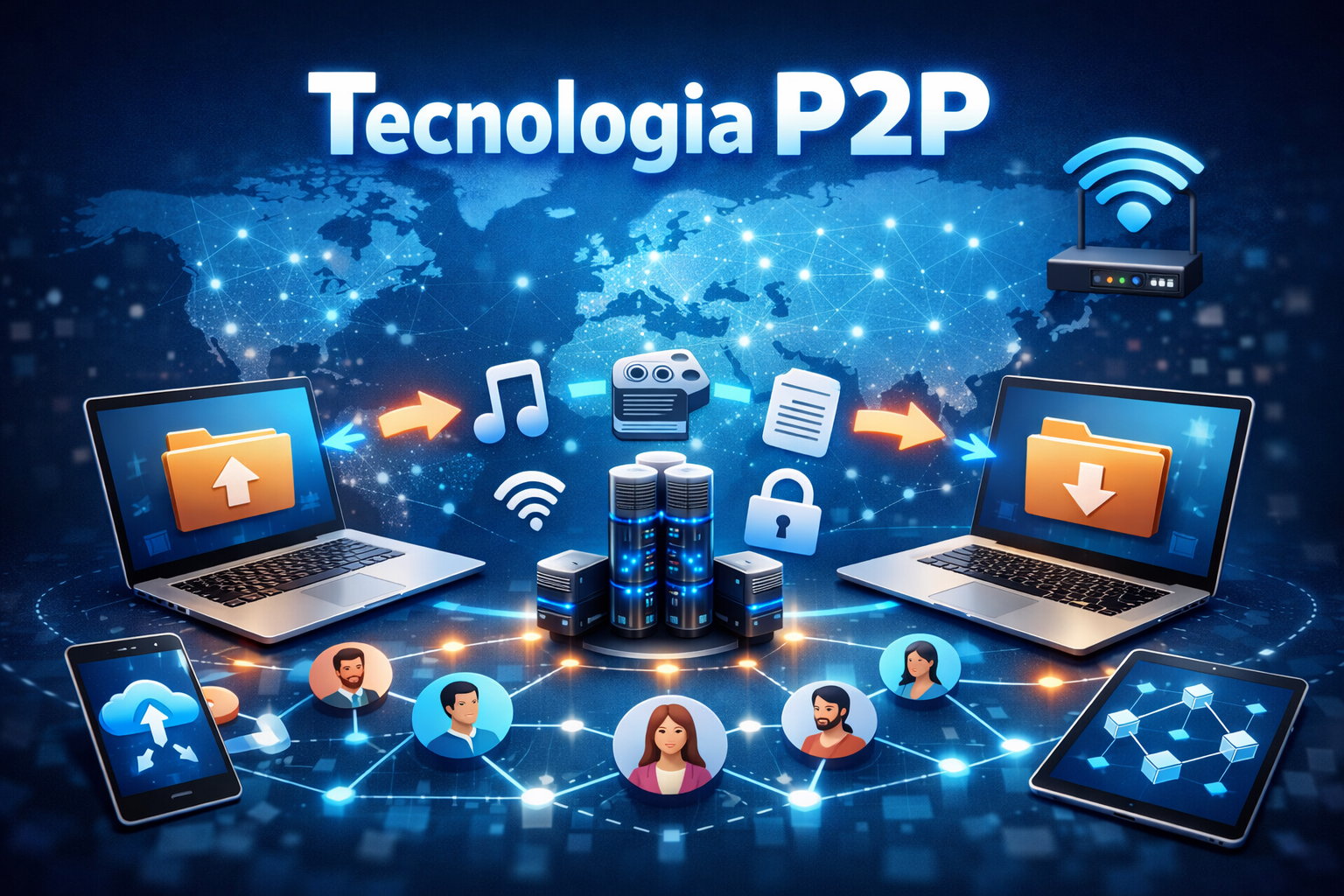 Tecnologia IPTV P2P - estabilidade e qualidade 4K para transmissão de TV sem travamentos em 2026.